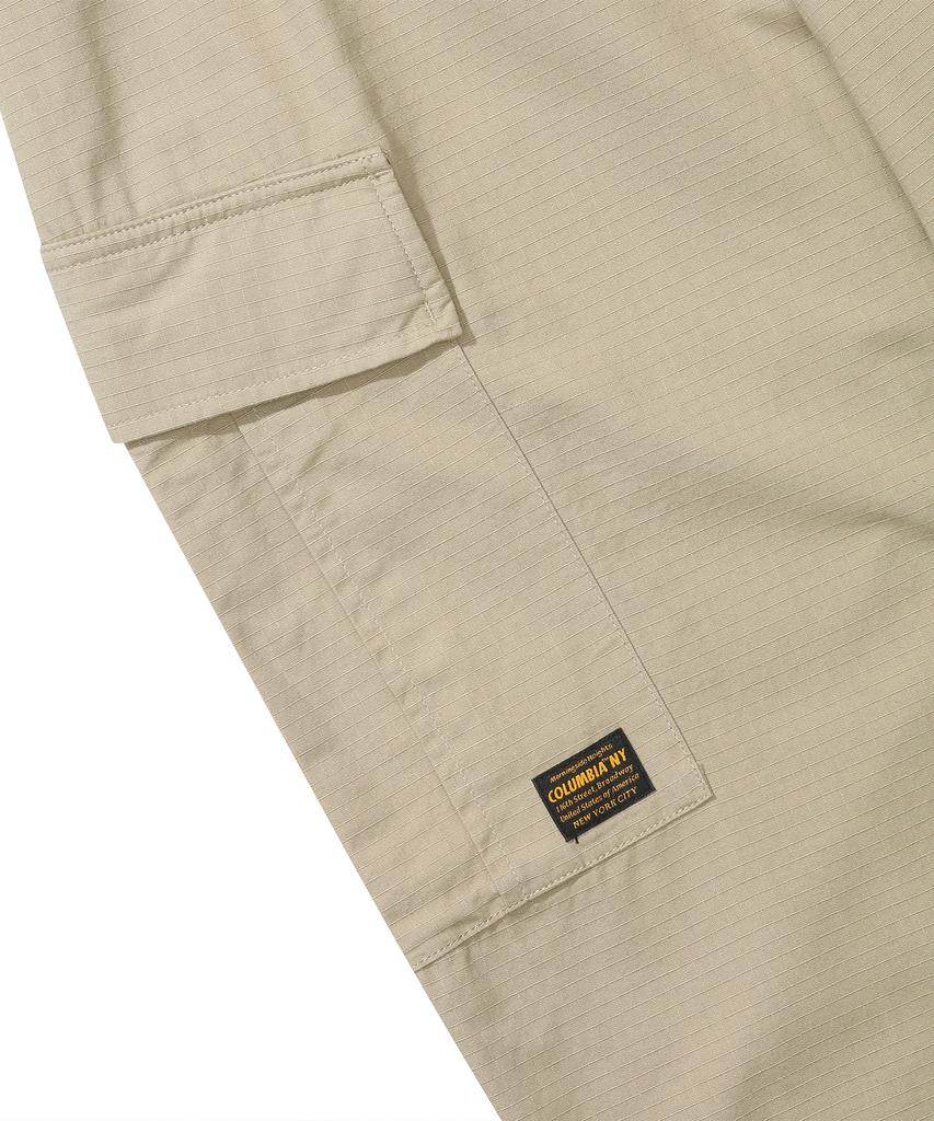 COLUMBIA UNIVERSITY M-Label Loose-Fit Ribstop Pocket Pants Heritage Beige
