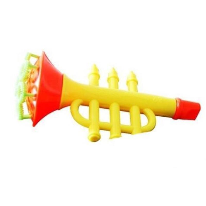 

Новинка 2018 года, 1 шт., новинка, пистолет для выдувания пузырей, отправлено в случайном стиле trumpet