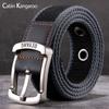 Canvas Belt Men'S Belt Casual Canvas Belt Casual Business Cowhide Pin Buckle Men'S Canvas Belt