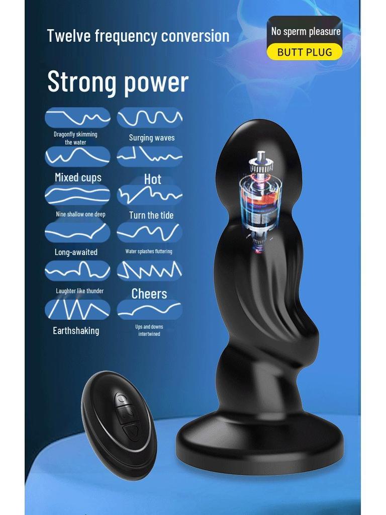 Vibrating Unisex Anal Plug for Prostate Stimulation