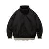Unisex Retro Japanese Maillard Coffee Stripe Cotton Padded Winter Jacket