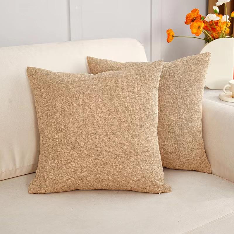 Solid Nordic Style Home Decoration Fluffy Soft Living Room Sofa Pillow Cover Cushion Cover Suitable For Office Bedroom Car