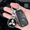 Car Metal Key Chain Hanging KeyChain Best Gift Key Ring Jewelry For Mitsubishi ASX Lancer Pajero Outlander L200 EVO Lancer EX