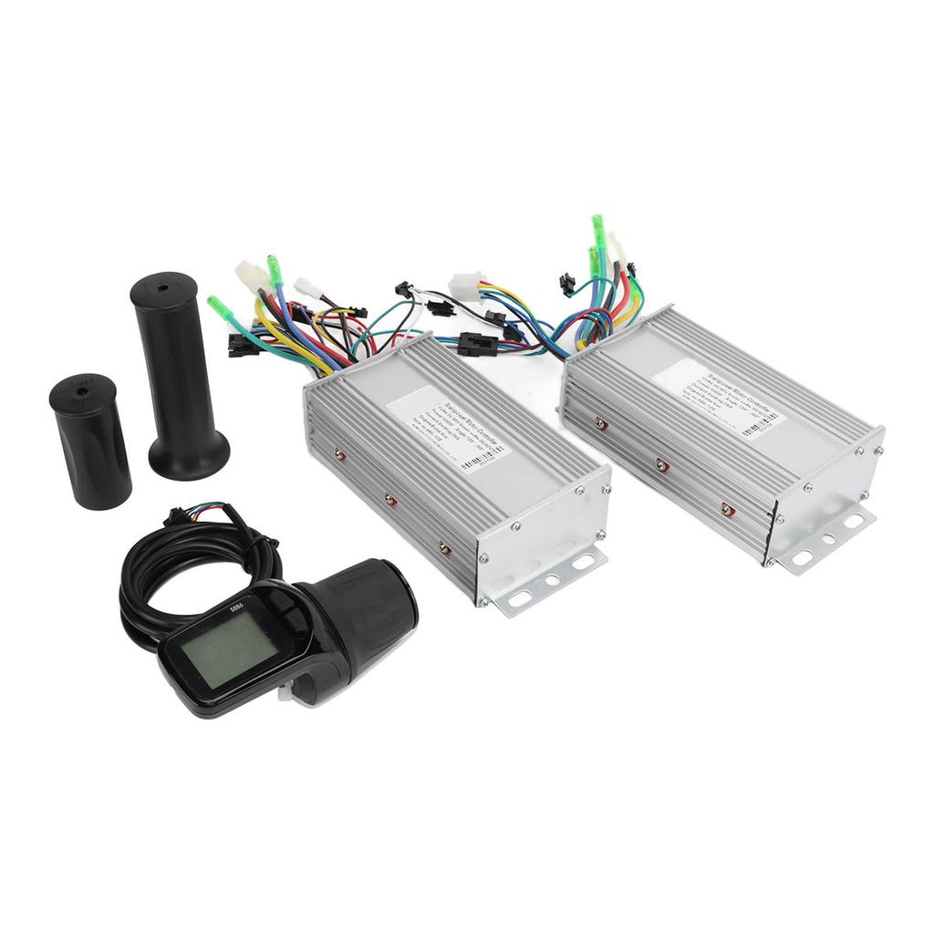 Dualantrieb 36 48V 500W Elektroroller Fahrrad Motor Controller 886 Halbgasgriff LCD-Anzeige
