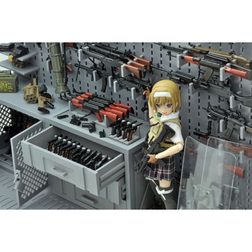 Little Armory LD006 Gun Rack B Plastic Model