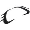 2PCS Rear Bumper Spoiler Left Right Glossy Black Replacement for Benz GLC‑Class X254 AMG‑Line 2022 and Up