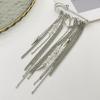Elegant Metal Chain Tassels Brooch Badge With Layered Effect For Adding Flair To Coats Bags And Various Garments