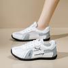 INS White Shoes for Students Korean Style Women's Fashionable  Spring New Thick Bottom Height Increasing Breathable Casual Shoes Street Shooting Sh311