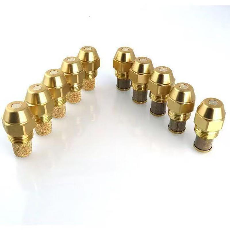 Brass Fuel Oil Nozzle, Solid Spray, Diesel Burner Injection, Combustion Jet, Boiler Heater, 0.3-6.0 USgal/H, 60 Degree 9/16"