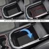 Coleya Toyota New RAV4 50 Series Console Storage Box Console Tray Center Box Tray with Rubber Specially Designed for Your Convenient Coin Car
