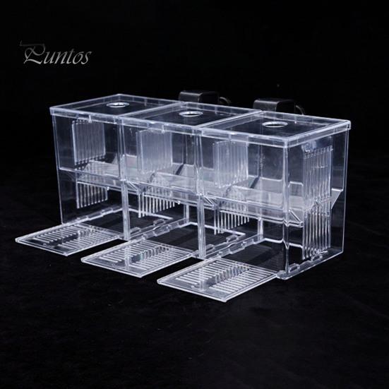 Aquarium Breeder Box Isolation Fish Breeding Hatching Divider Transparent Multi-Grid Design Fish Breeding Isolation Box for Shrimp Clownfish