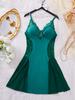 European and American popular Christmas style, deep V-neck suspender skirt, pure desire wind SEXY temptation, naked dress