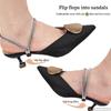 1 Pair Women Shoeslaces For High Heels Shoes Decoration Buckle Lazy Shoelaces Elastic Band Anti Falling Heel Non-Slip Belt Strap