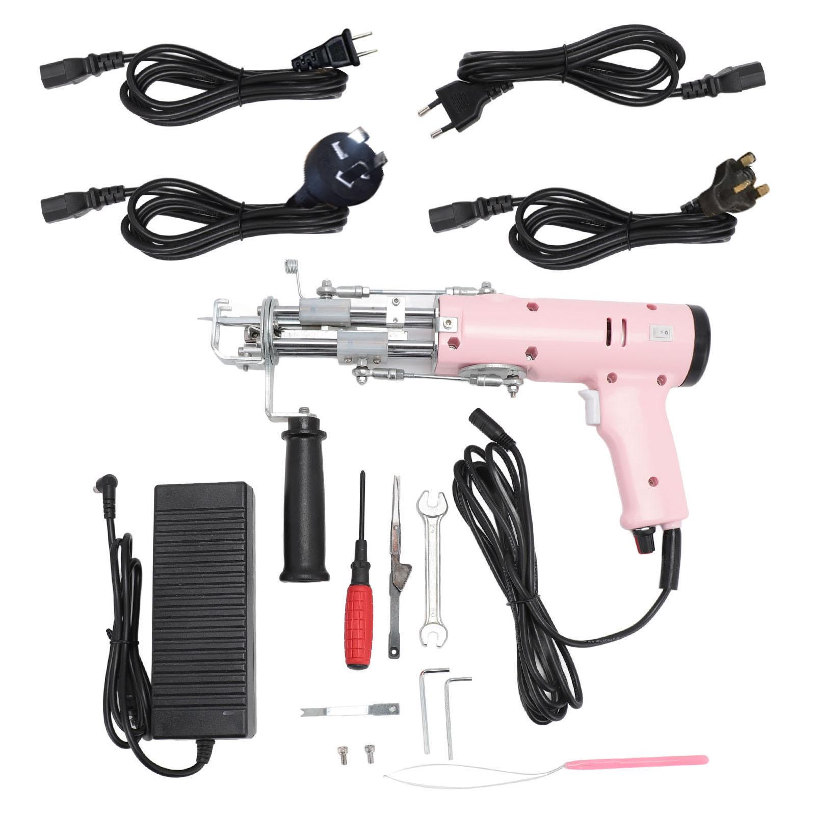 

Электрический тафтинговый инструмент 2 в 1, эффективный портативный набор инструментов для тафтинга ковров для начинающих, изготовление ковров 100 EU Plug