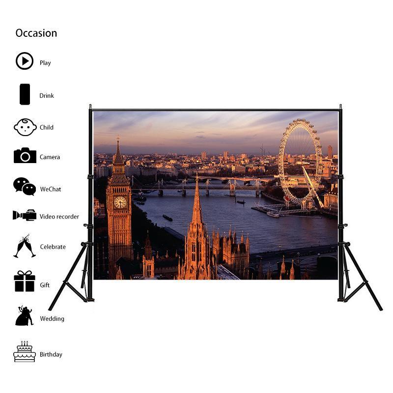 European Sscenic Spots Theme Background Cloth Photography Backdrop Photo Background Cloth Studio Props Decor