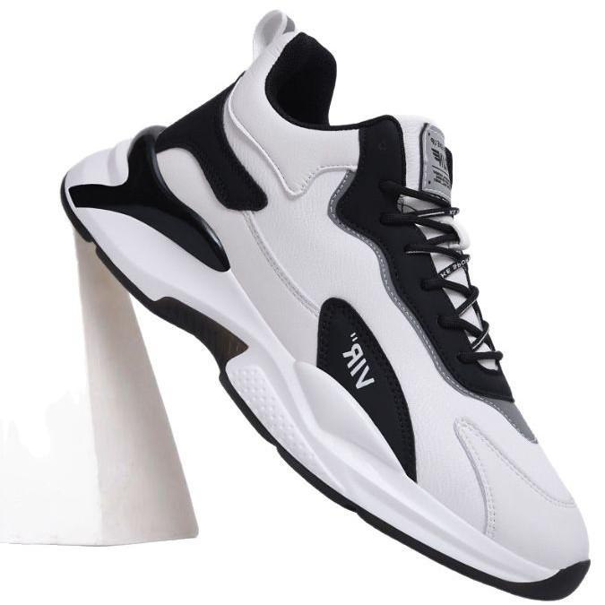 Sneakers Men's Casual Shoes Low Top Breathable Versatile Lightweight Running Shoes Trendy Daddy Shoes