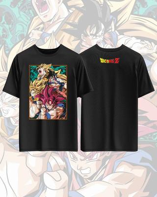 Dragon Ball Anime Print Puur Katoen T-shirt voor Mannen en Vrouwen Harajuku Straat Oversized Anime Merchandise Kleding T-shirt