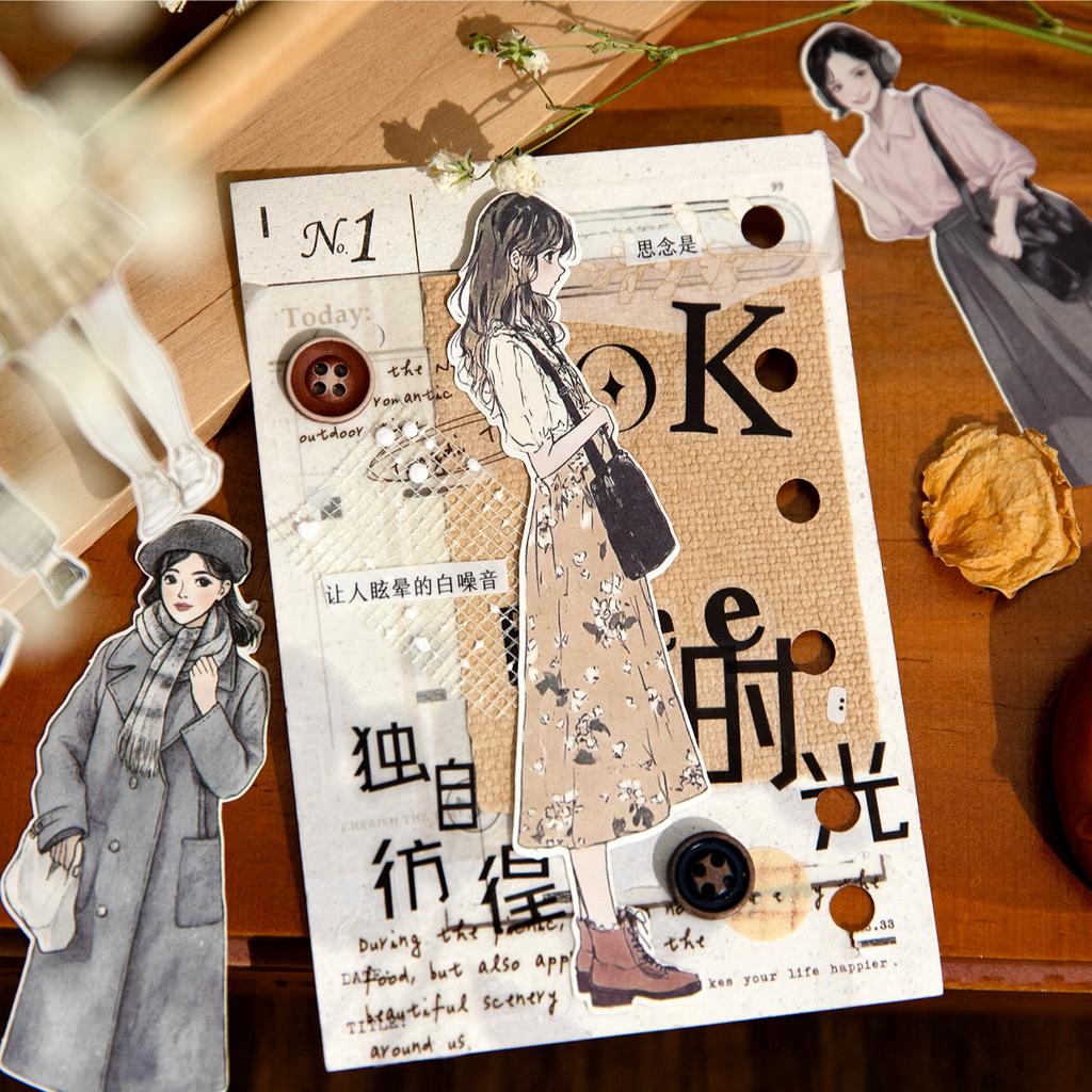 100pcs Kawaii Stationery Stickers Non-definitional Romance DIY Craft Scrapbooking Album Junk Journal Happy Planner Diary