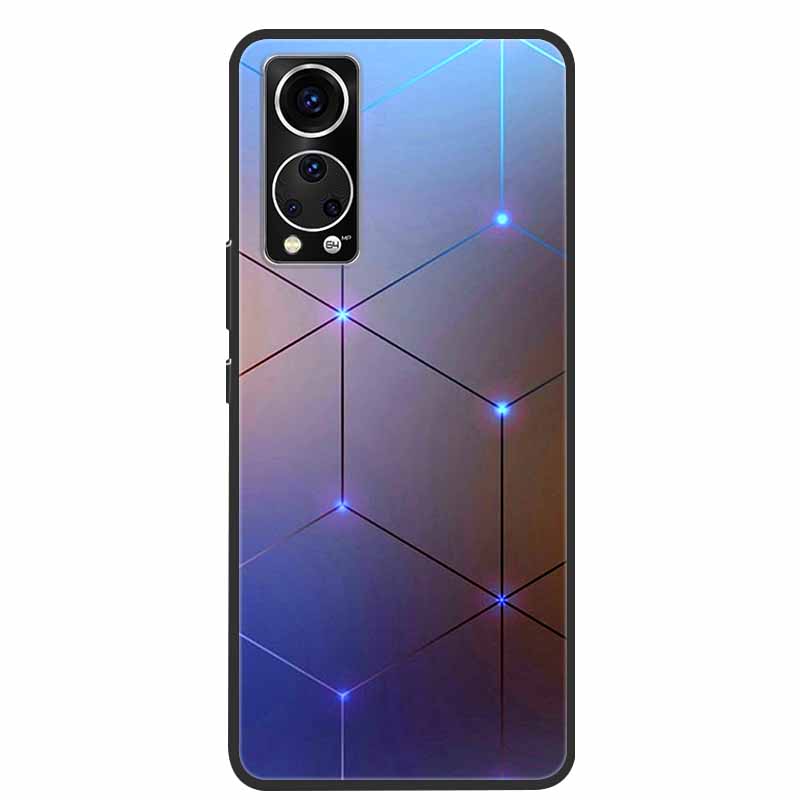 Für ZTE Axon 30 Handyhülle Cover Cooler Wolf Löwe Tiger Schwarzes Silikon Weiche Hülle Für ZTE Axon 30 Rückabdeckung Hülle Axon30 5G Hülle