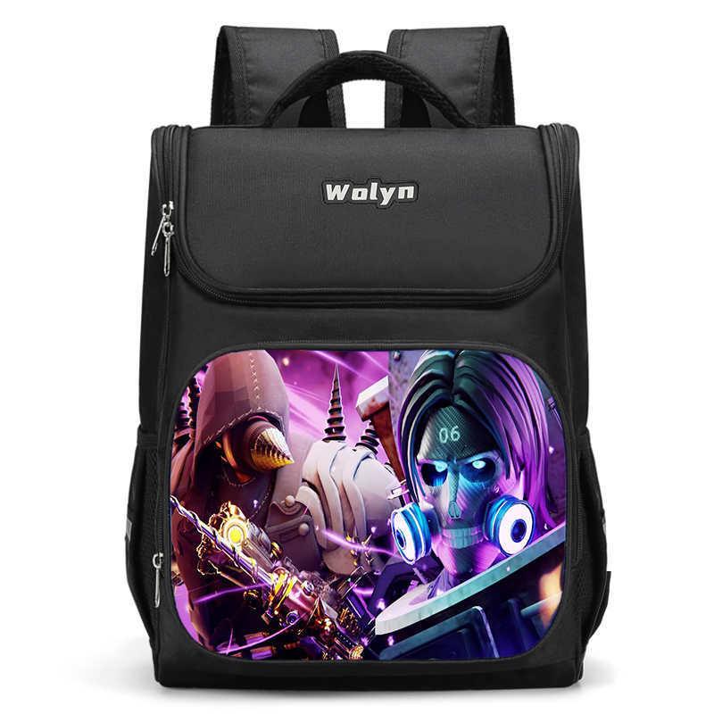 Trendy Oxford Cloth Backpack For Elementary School Students Large Capacity Design