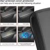 Car Center Console Armrest Storage Box Leather Cover Pad Black PU Leather Protection US Version For Toyota For Camry 2025 2026