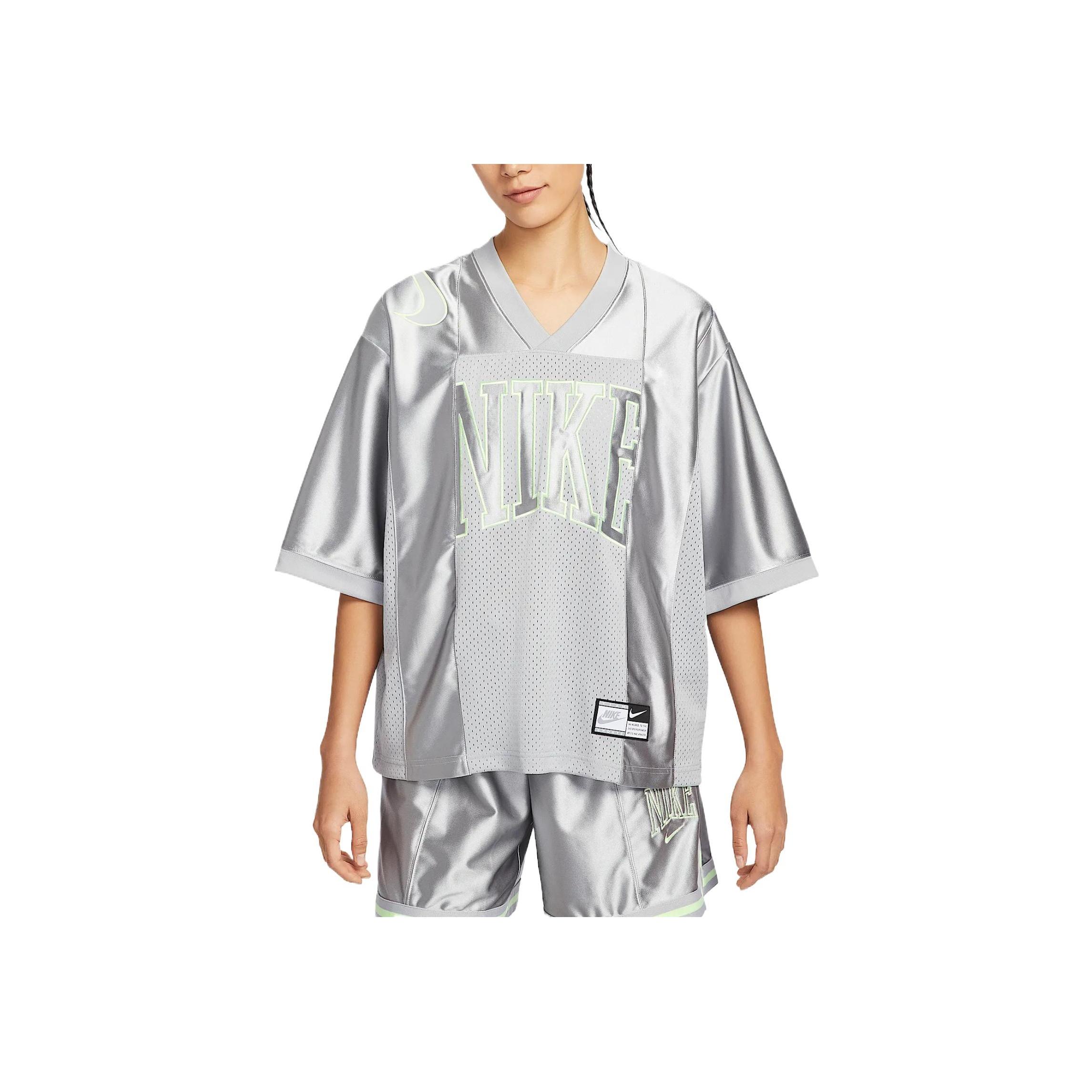 

New Nike Mesh panel Jersey Top HJ0281-077 XL