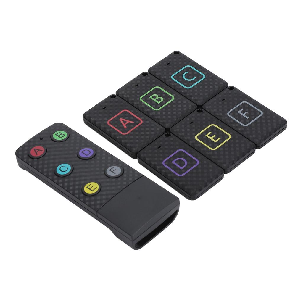 Key Finder Wireless Loud Sound 15?30m 433.92MHz Key Locator with 1 Transmitter 6 Receiver for TV