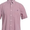 Polo Ralph Lauren SS25 Camicia a Maniche Corte a Quadretti Fini Ricamo Logo Cavallino Piccolo Uomo camicie 710764395-001