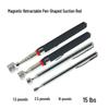 Yunbei Telescopic Magnetic Pickup Tool Set: 1.5, 3.5, 10, 15 Lbs Capacity