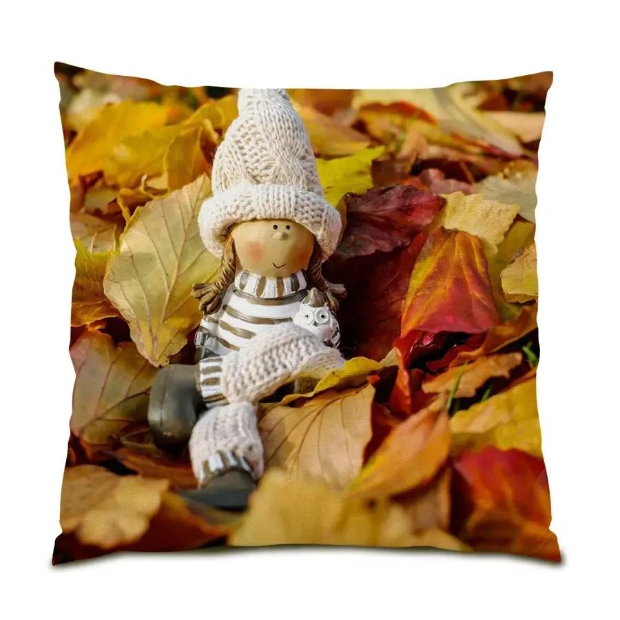 

Office Sofa Cushion Plant Flower Decor Cover Luxury Home Decor Cushion Cover 66x66cm жёлтый