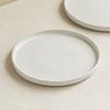 Large White Plate Simple Solid Color Ceramic Plate Household Vegetable Plate Round Plate Dining Plate Restaurant Plate Steak Plate