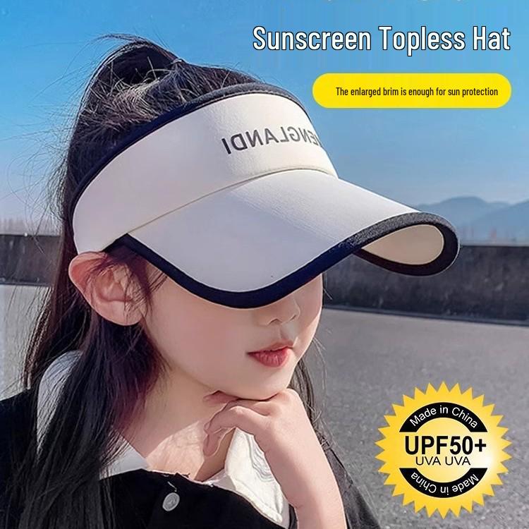 Children's Outdoor Visor Hat: Women's Summer Sun Protection for Hiking & Sports