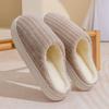 Cotton slippers autumn and winter outdoor indoor home comfort thick sole plush warm couple shoes