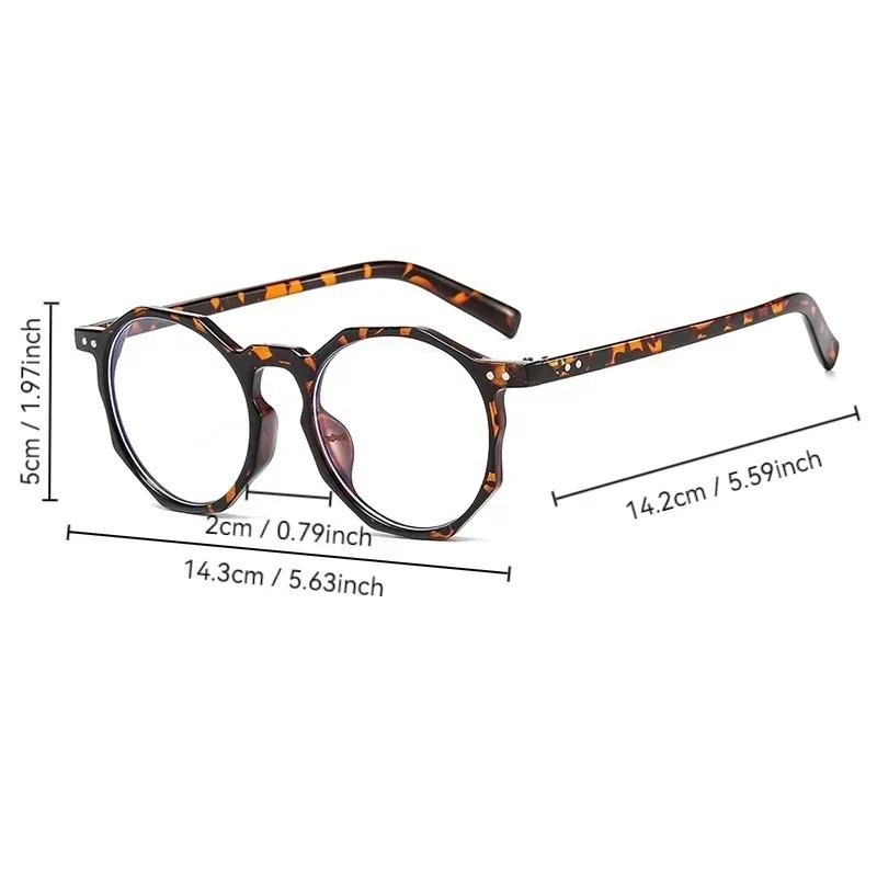 Square Anti Blue Light Glasses Retro Classic for Women Men Computer Gaming Eye Protection Fashion Plain Spectacles