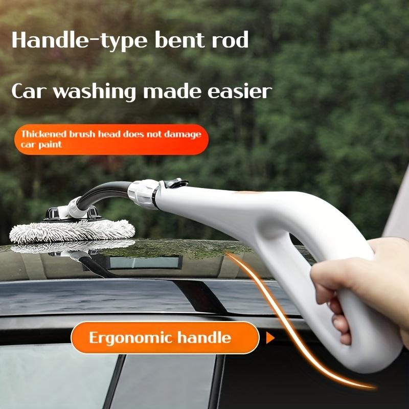 Car Wash Mop Cleaning Brush Telescoping Long Handle Cleaning Mop Bent Bar Car Wash Brush Car Cleaning Tools