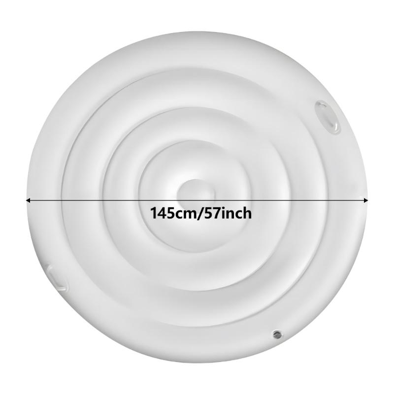 Heavy Duty Inflatable Spa Pool Cover Lid For 4.75ft Round Hot Tubs Energy Efficient Water Protections Design