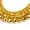 Faceted Black Hematite Round Beads for DIY Jewelry Making - Bracelet, Necklace, Earrings Accessories