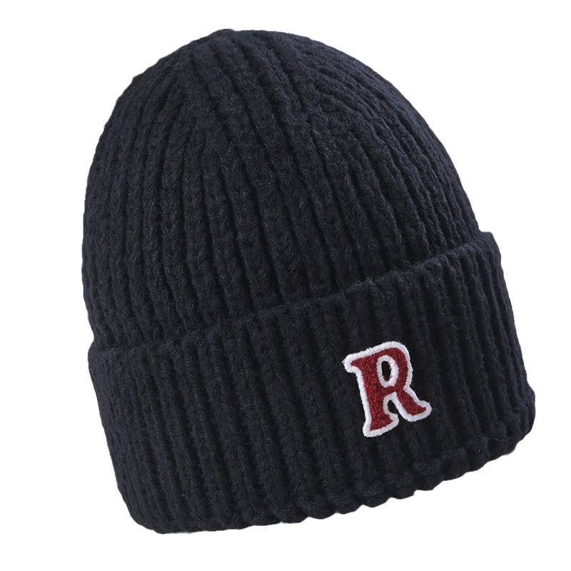 Women's Winter Warm Knitted Hat Korean Style Versatile Big Head Circumference Face Small Wool Hat Windproof Ear Head Hat