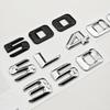 3D ABS Car Letters Badge Sticker Rear Trunk Logo SL350 SL400 SL500 Emblem For Mercedes Benz SL350 SL400 SL500 R230 R231 R129 ON4