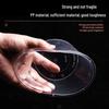 JINGRX Disposable Round Transparent Takeout Containers with Lids