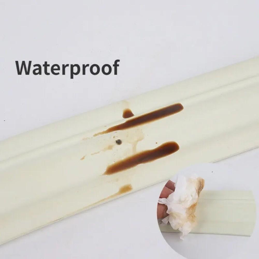 Self-Adhesive 3D Wall Sticker Waterproof Molding Line Tape New Skirting Line  Home Decor