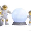 4 Pcs Cute Astronaut Statue PVC Ornament Fireplace Figurine Decoration Sculpture Home