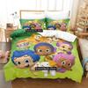 Set Biancheria da Letto Bubble Guppies Stampa 3D Singolo Gemello Matrimoniale Queen King Size Set Letto Adulto Bambino Camera da Letto Set Copripiumino