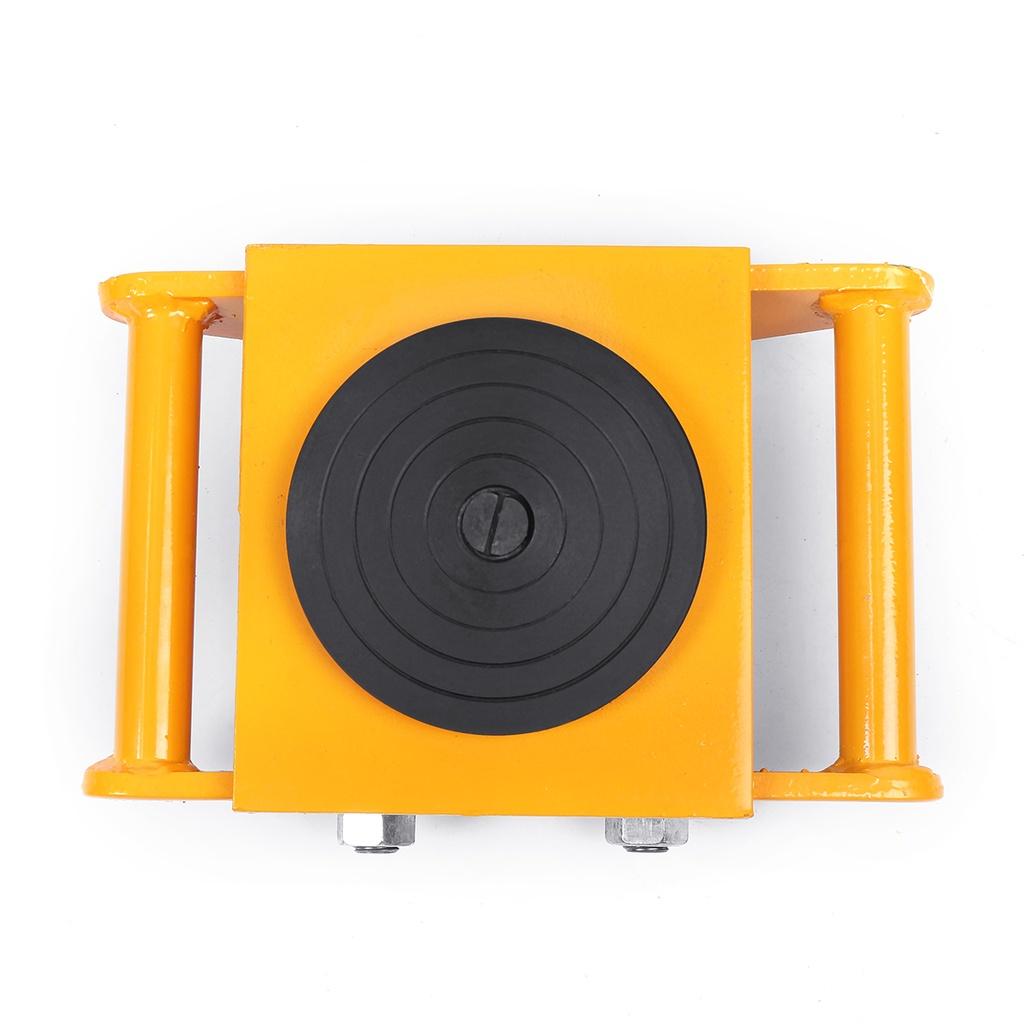 Cast Steel And PU Durable Machine 6T/13200lb Dolly Skate Machinery Roller Mover Cargo Trolley