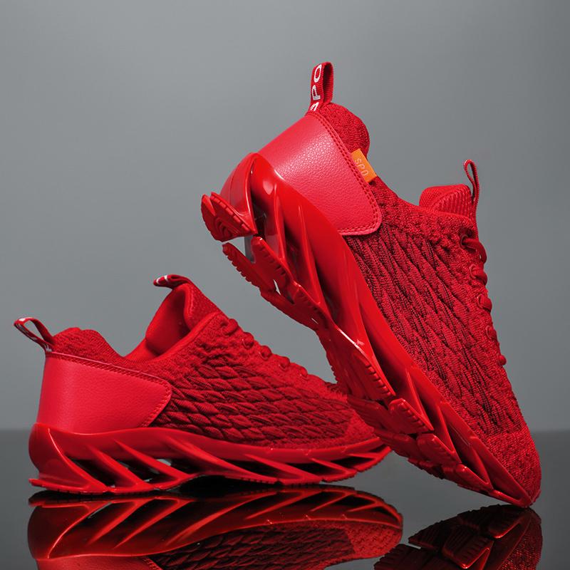 Fashion PARZIVAL Men Sports Shoes Women's Fashion Casual Walking Shoes Blade Sole Sneakers Breathable Sneakers Couples Zapatos Hombres