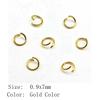 Wedding Anniversary Jewelry Materials Open Jump Rings 5 Colors 6 Sizes Accessories Parts Souvenir Accessories Parts