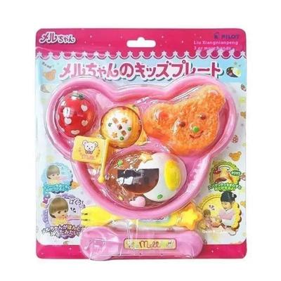 1 Set Early Education Role Play Play House Kids Toy Fun Bear Box Food Feeding Simulated Kitchen Toys Pudding Feeding Kit