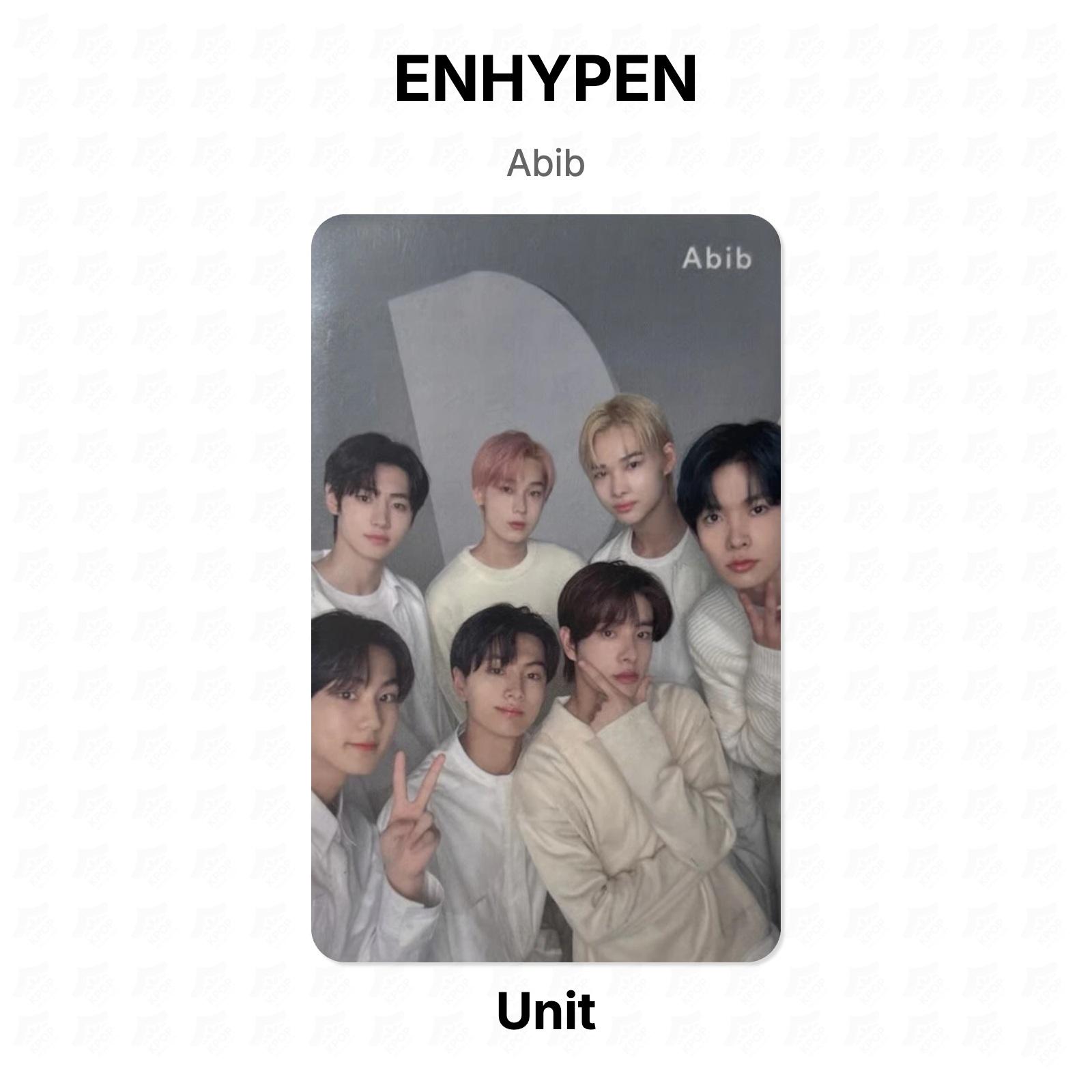 ENHYPEN Unit Abib Official Photocard Unit
