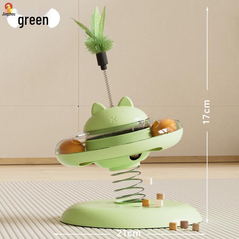 Interactive Cat Wobbler Food Dispenser Toy One Size