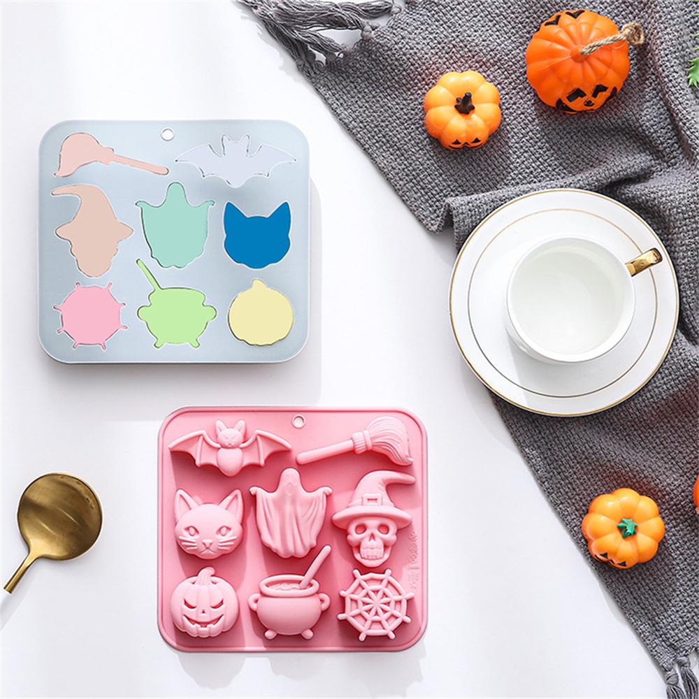 Halloween Candy Mold Temperature-Resistant Halloween Silicone Mold Halloween Baking Mold Multi-Purpose For Candy Crafting